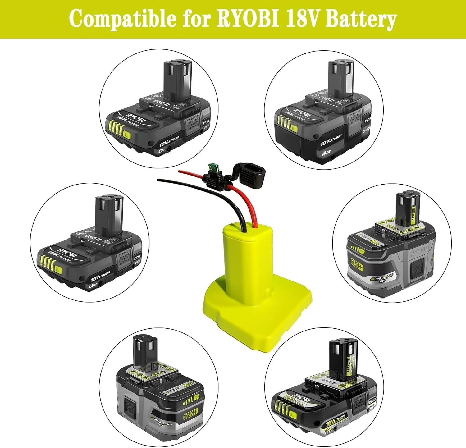 Universal 18V Battery Adapter for Power Wheels and Robotics Toy Upgrades - Image 4