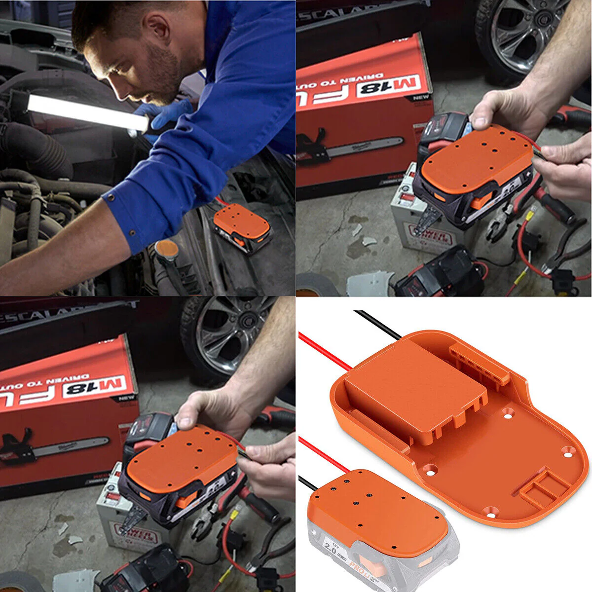 Universal 18V Hyper li-ion Battery Adapter for Ridgid AEG 10X Power Wheels - Image 11