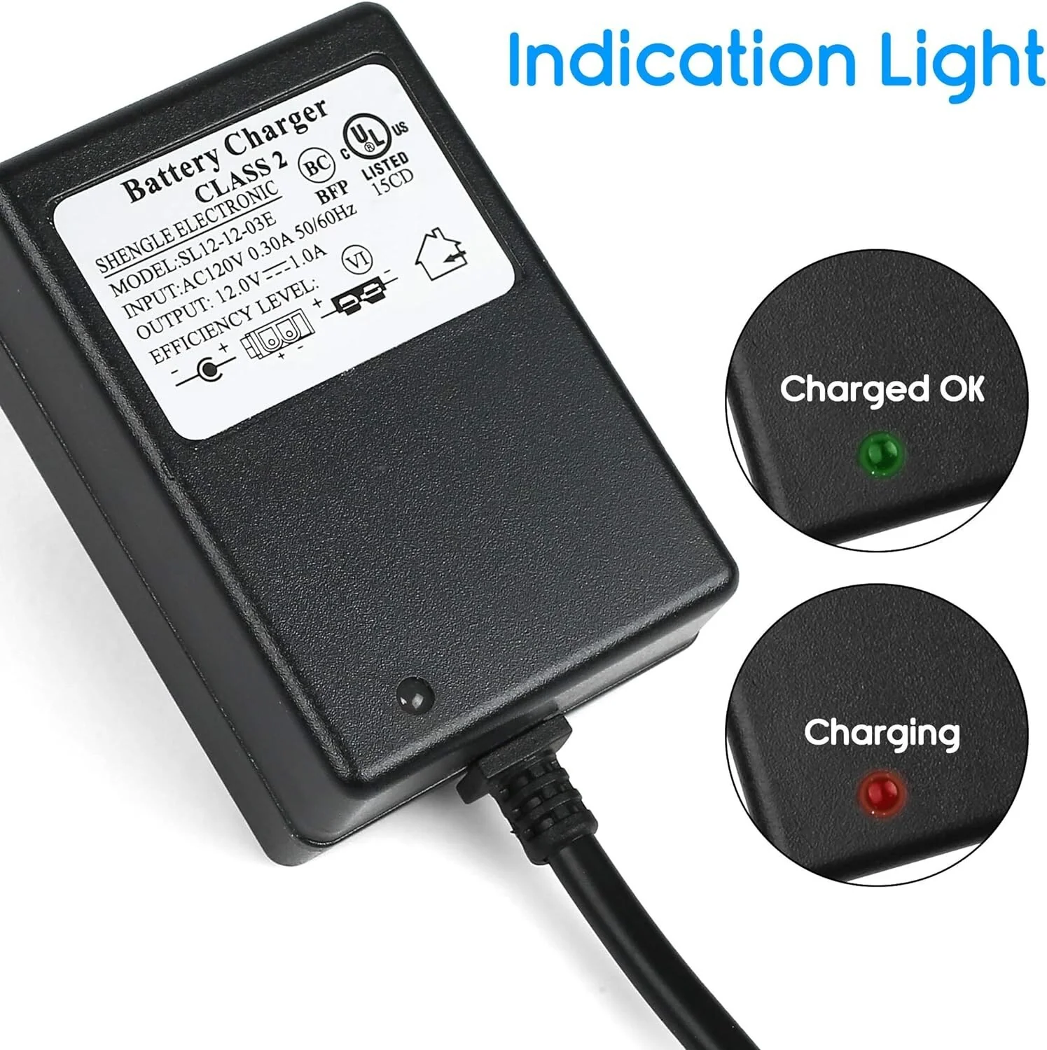 Universal 6ft 12V Battery Charger Cable Certified Safe - Image 6