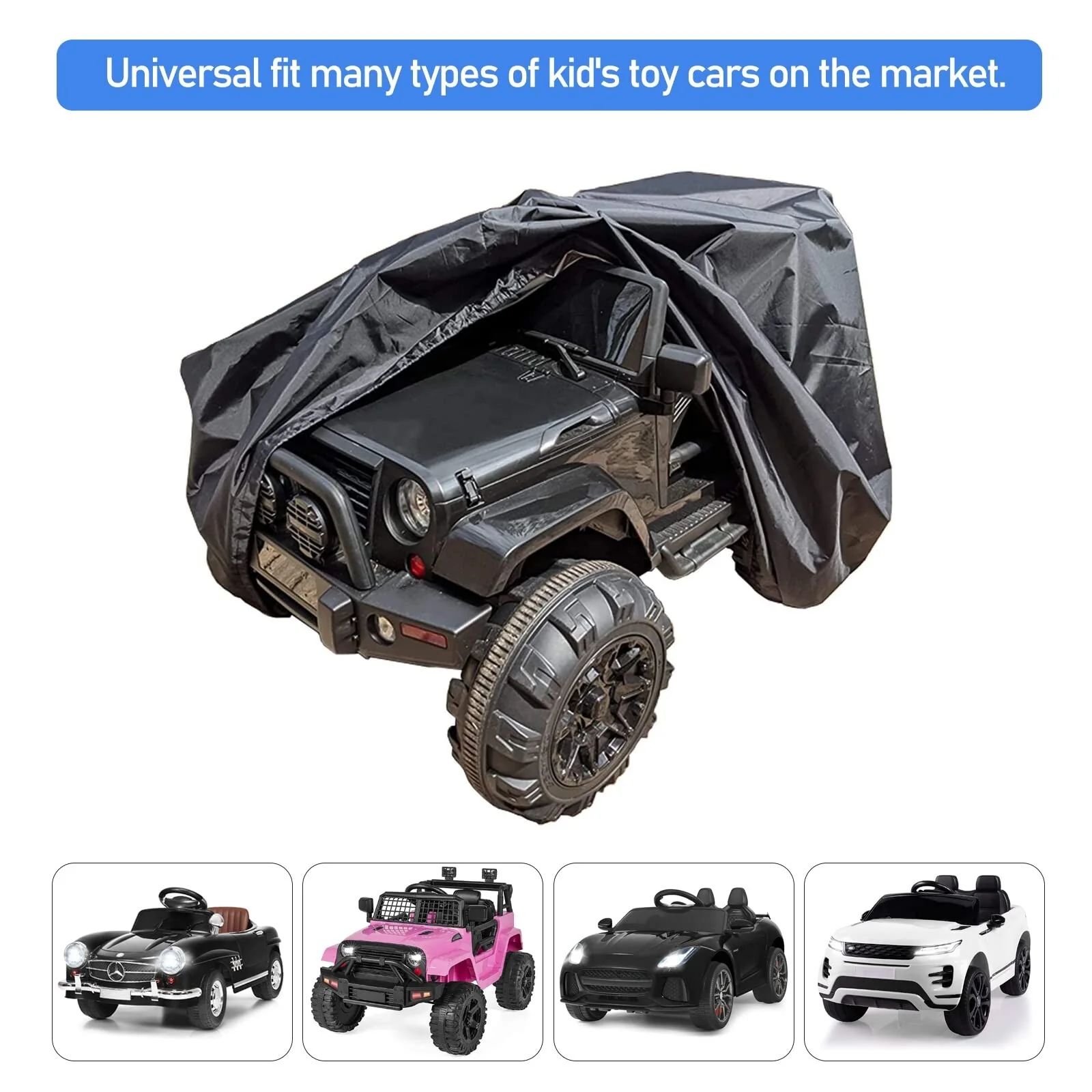 Large Universal Cover for Kids Ride-On Electric Jeep Truck Toy Vehicle - Image 2