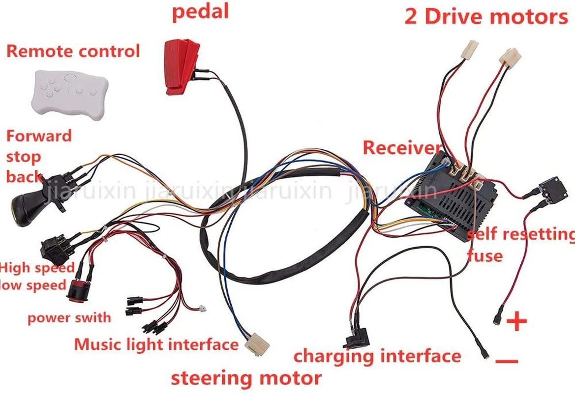 Upgrade Your Child's Ride with Our 12V DIY Remote Control Kit for Kids' Cars - Image 3
