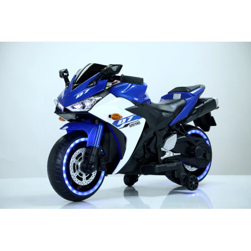 12V Electric Kids Ride-On Dirt Bike with Training Wheels for Children - Image 2