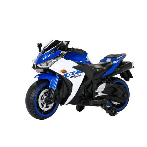 Kids 12V Electric Ride-On Dirt Bike with Training Wheels - Image 28