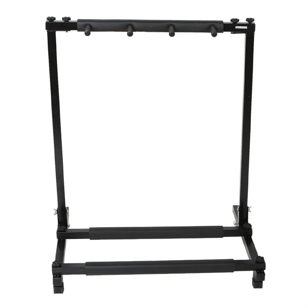 Multi Guitar Stand Triple Folding Holder Rack for Bass and Acoustic Guitars - Image 2