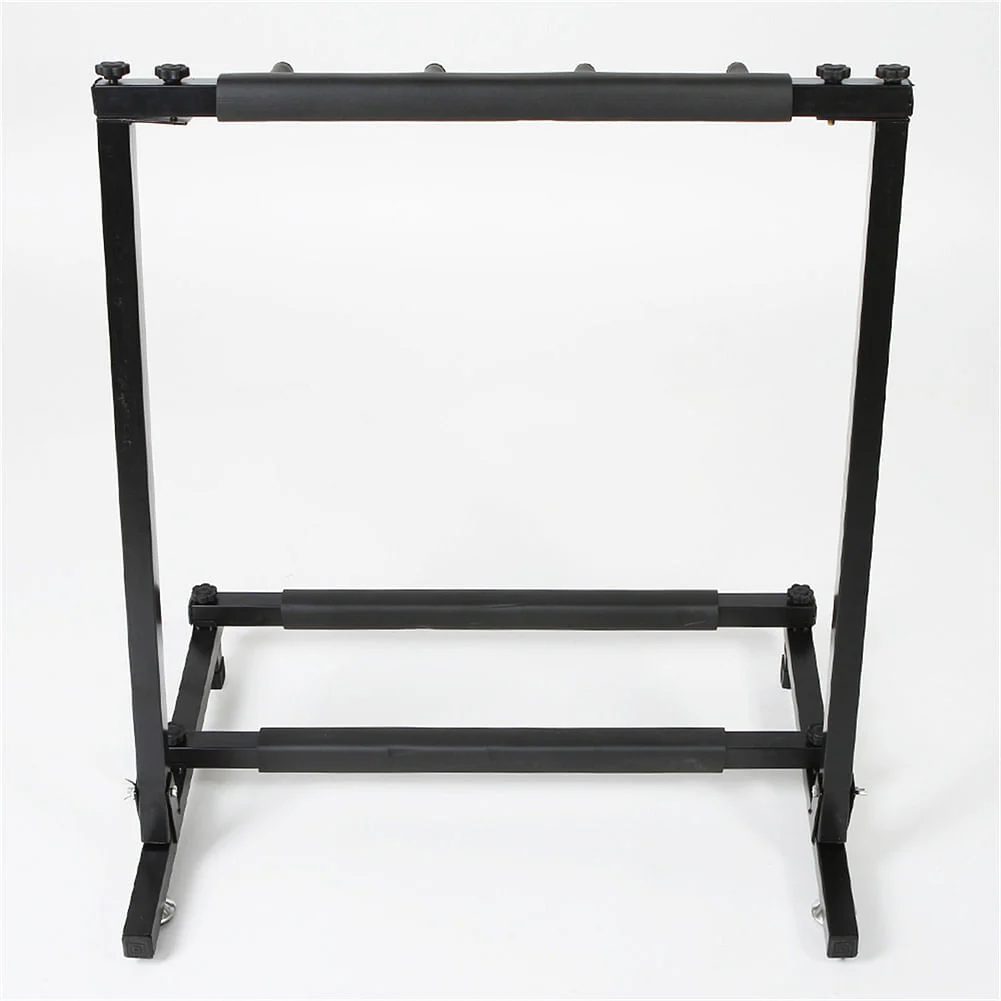 Multi Guitar Stand Triple Folding Holder Rack for Bass and Acoustic Guitars - Image 6