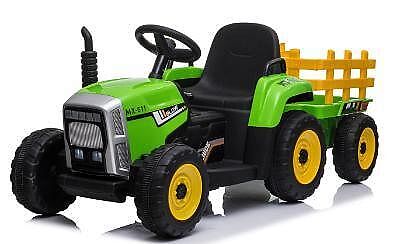 12V Kids Electric Ride-On Tractor Battery Powered 35W Rose - Image 11