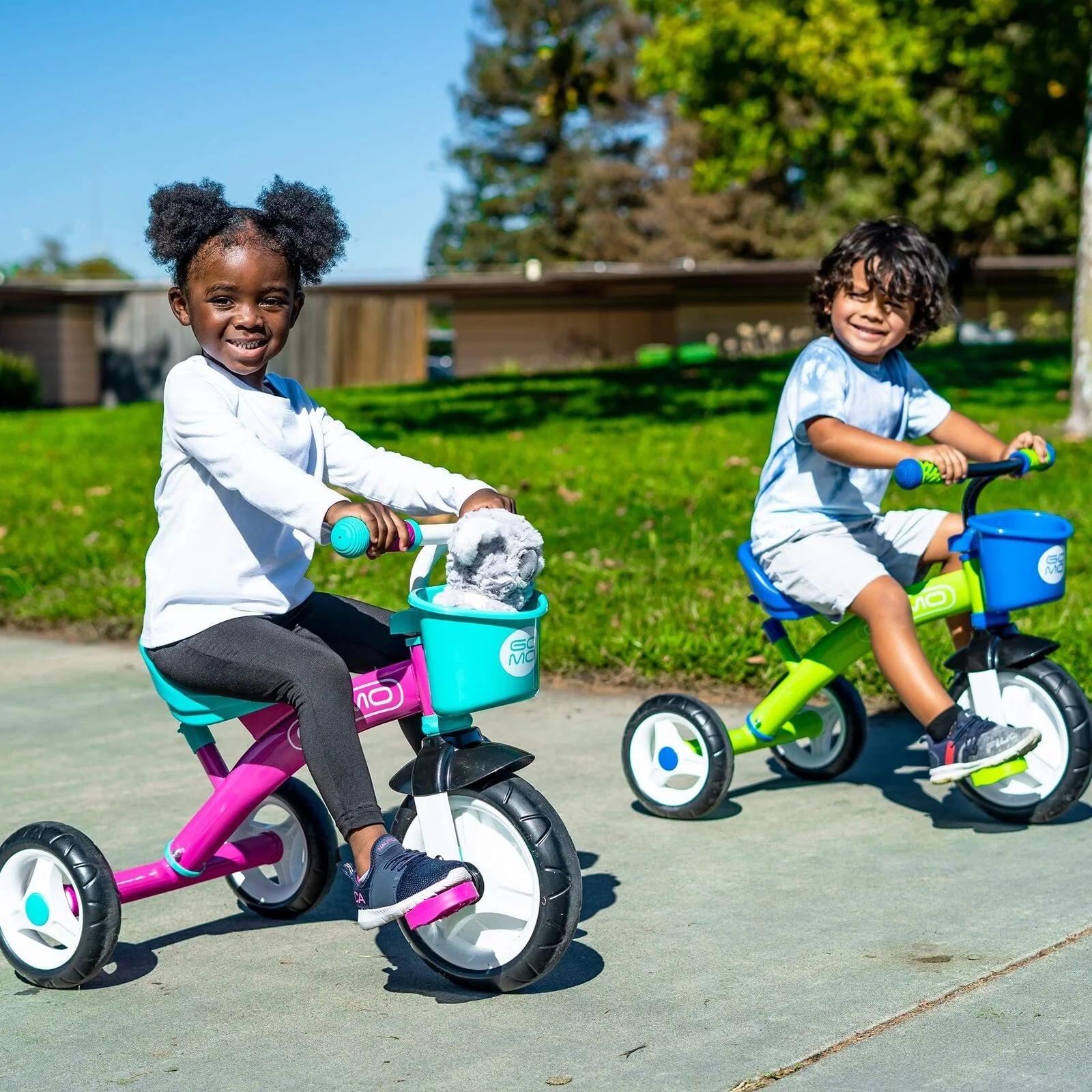 Versatile GOMO Tricycles for Toddlers and Young Children, with Large Wheels for Easy Riding - Image 2
