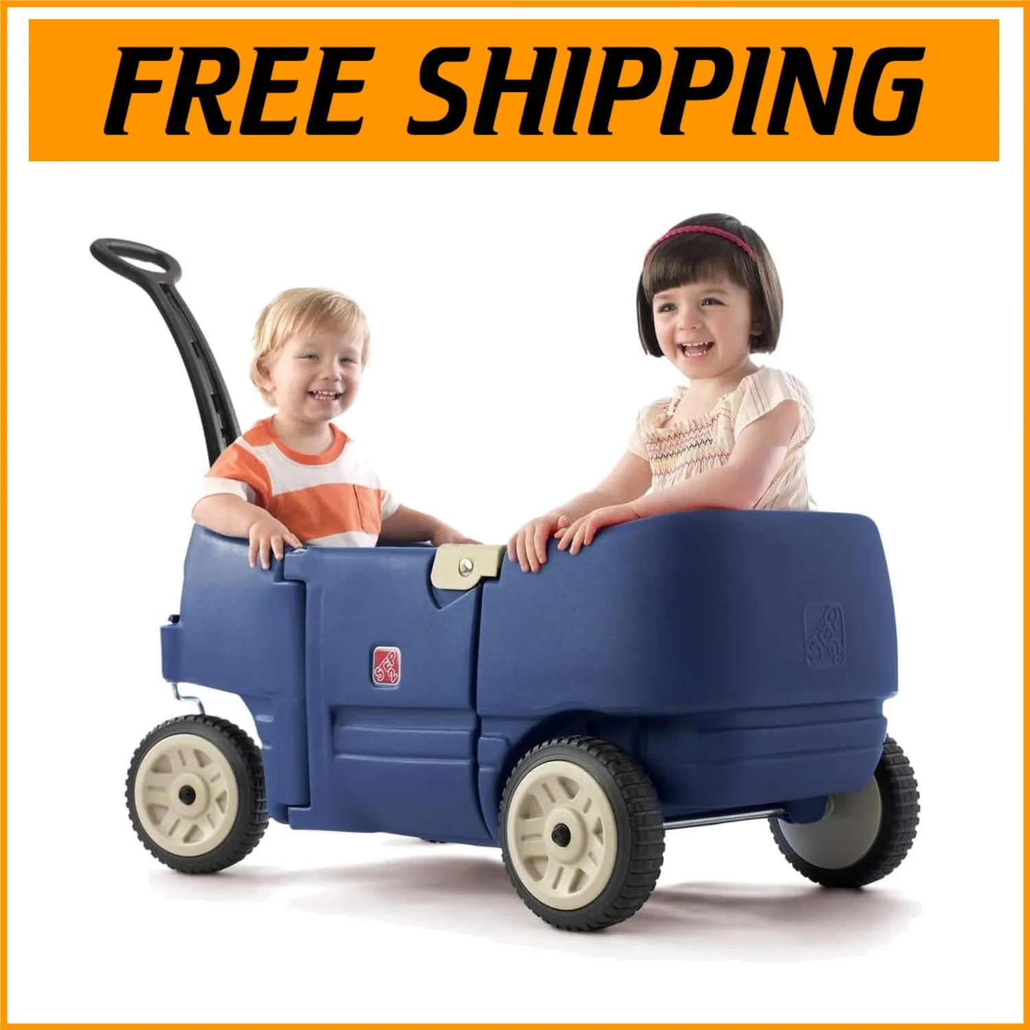 Versatile Outdoor Toddler Wagon with Safety Features and 75 lbs Weight Capacity - Image 9
