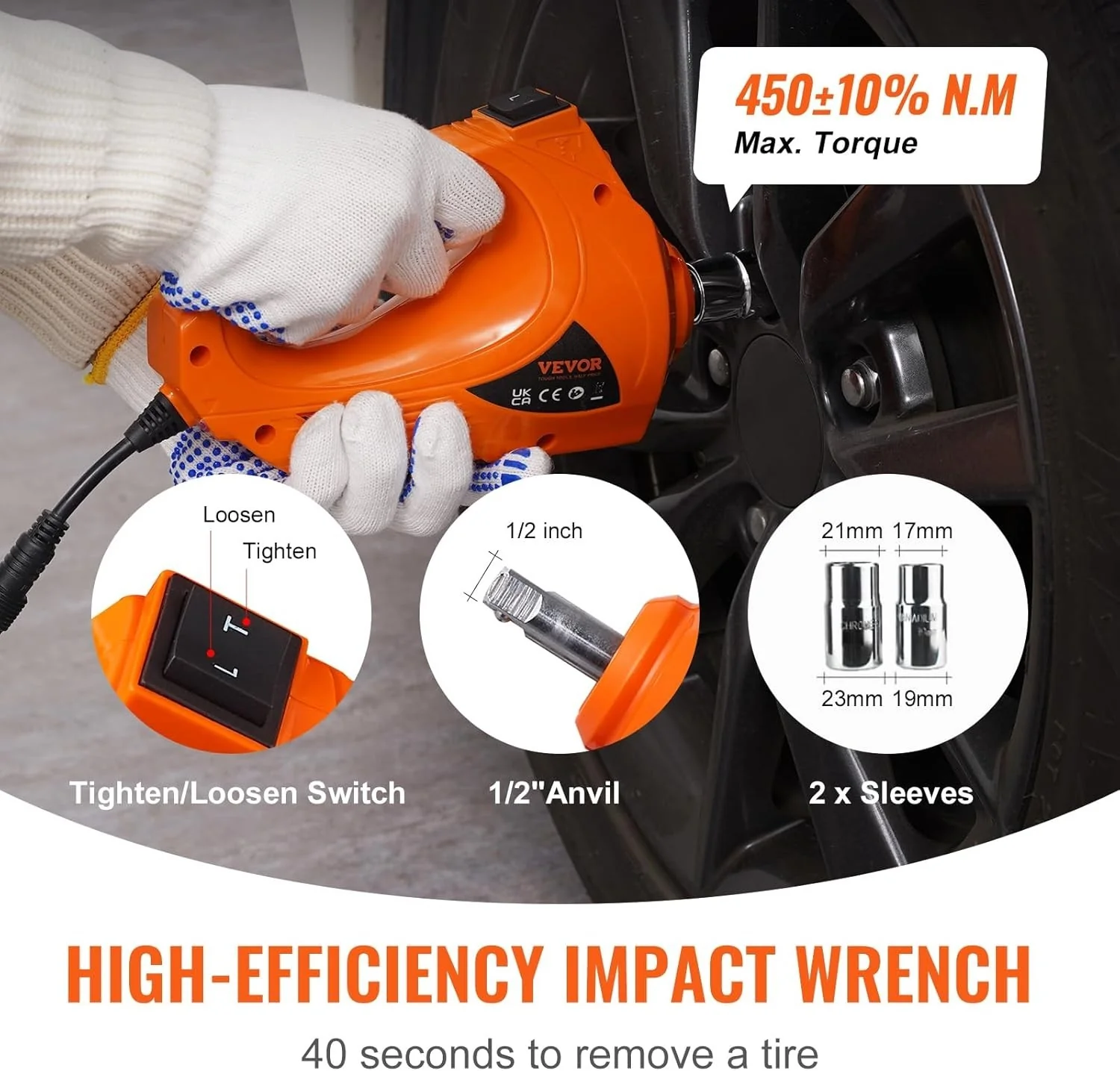 Electric Hydraulic Car Jack 5 Ton Capacity with Electric Impact Lift - Image 4