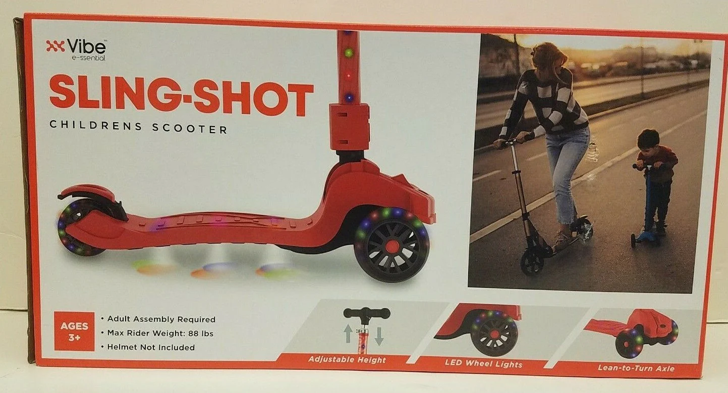 Vibe LED Kids Folding Kick Scooter Lightweight and Portable - Image 8