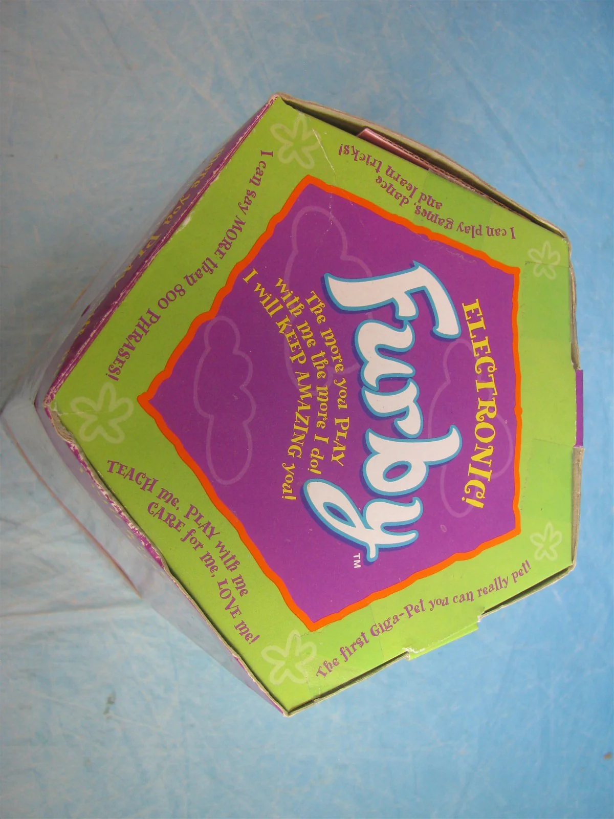 1998 Tiger Electronics Black and White Furby with Gray Eyes Model 70-800 - Image 4