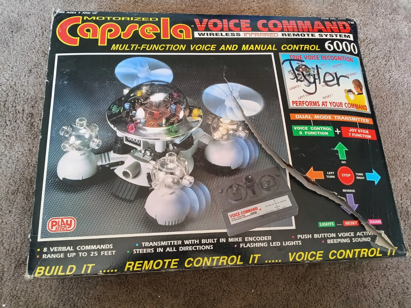 VINTAGE CAPSELA VOICE 6000 COMMAND WITH REMOTE CONTROL, UNBOXED ITEM