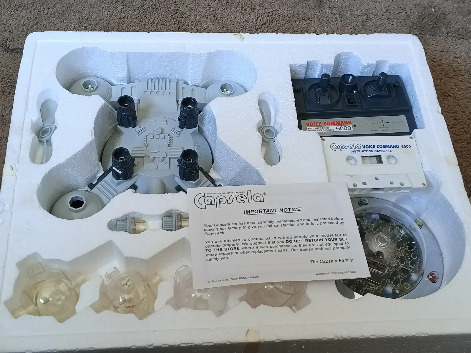 VINTAGE CAPSELA VOICE 6000 COMMAND WITH REMOTE CONTROL, UNBOXED ITEM - Image 4