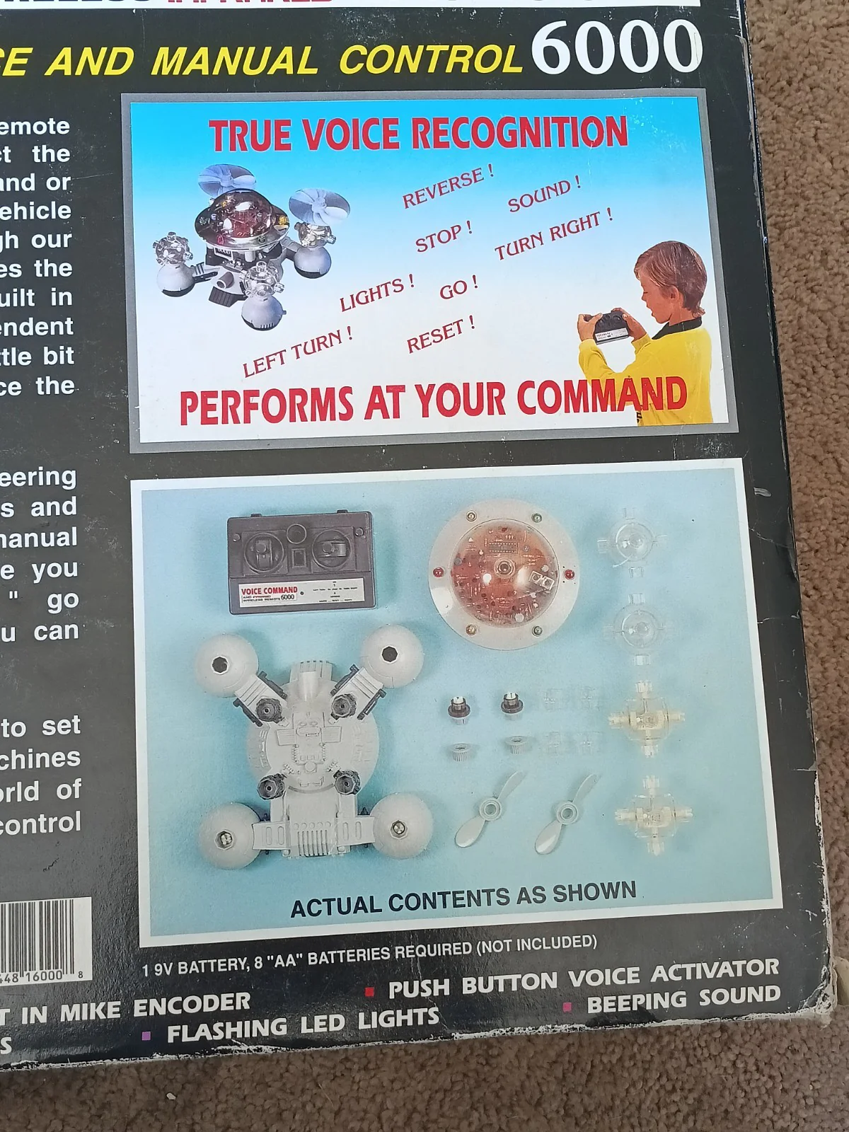 VINTAGE CAPSELA VOICE 6000 COMMAND WITH REMOTE CONTROL, UNBOXED ITEM - Image 7