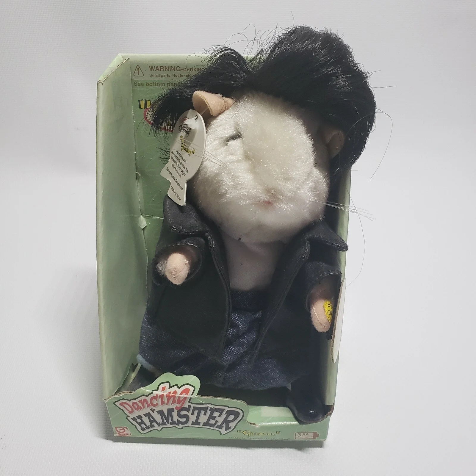 Set of 3 Retro Gemmy Dancing and Singing Hamster Toys: Tedd, Ballgame, Kung Fu Greaser - Image 4