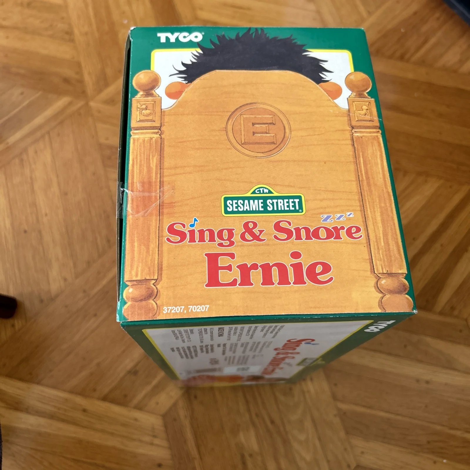 Retro Sing and Snore Ernie Plush Toy from Sesame Street 1996 by TYCO - Image 9