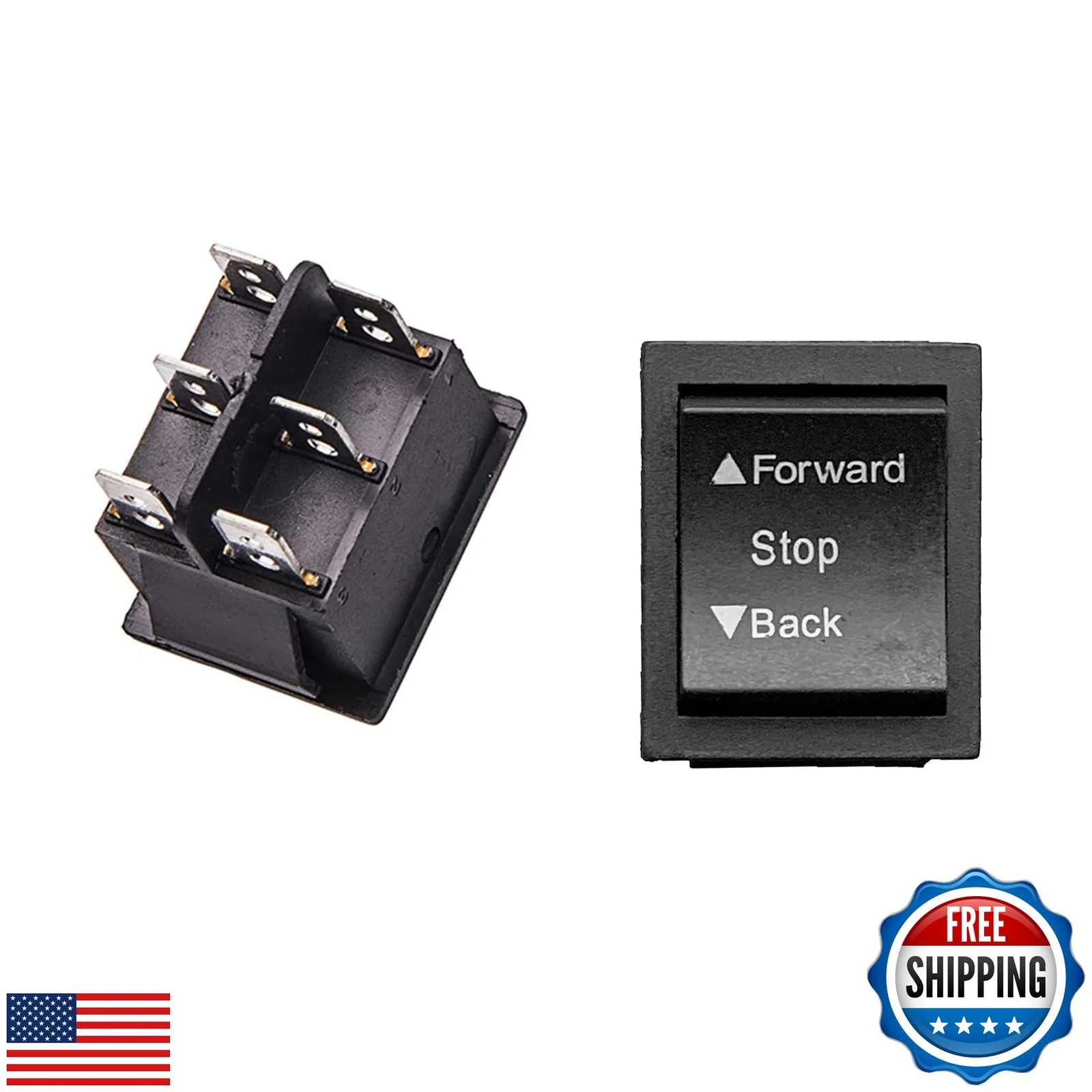 2 Pcs Universal Forward and Backward Switch for 6-24V Power Wheel Circuit - Image 3