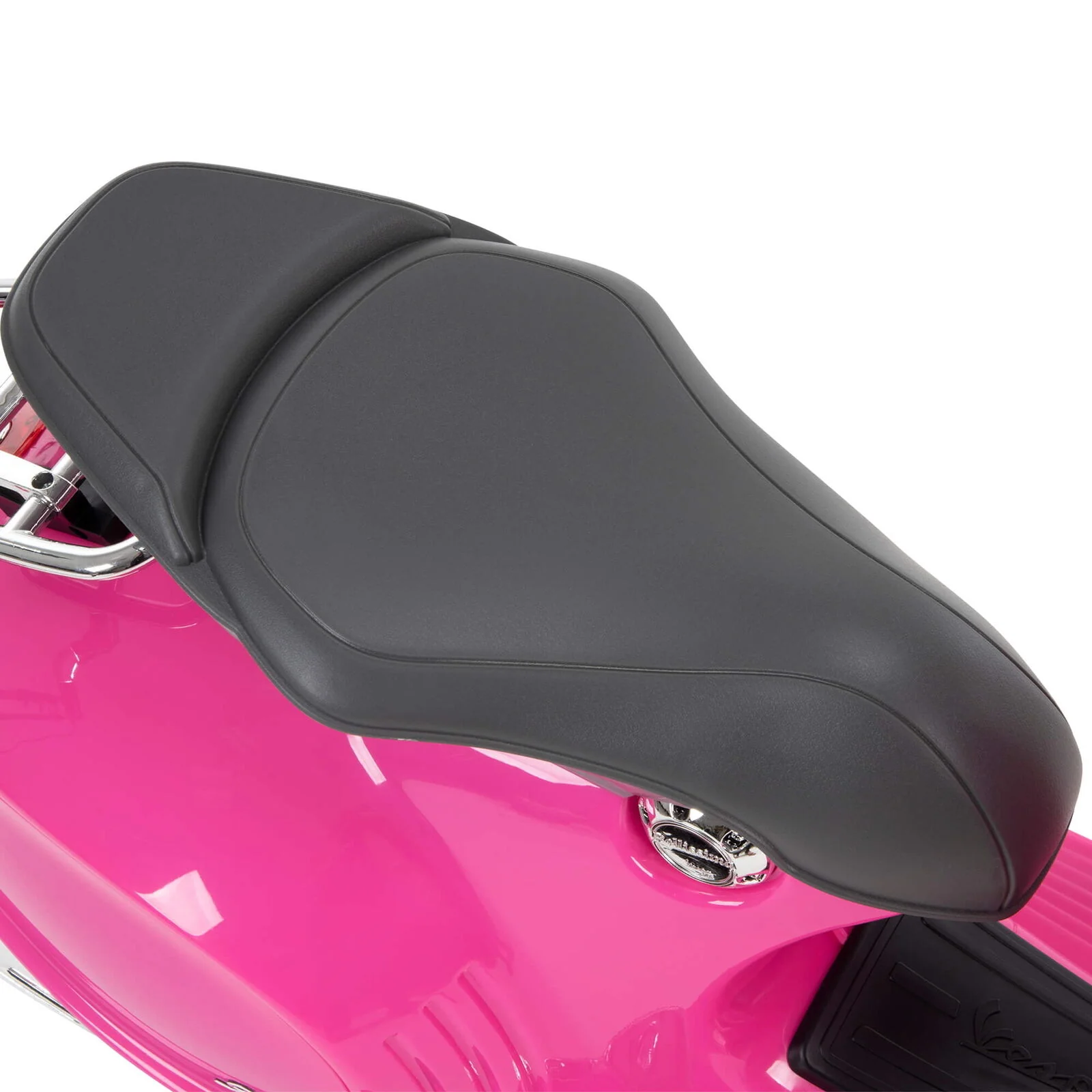 Vroom into Fun with the Huffy 6V Vespa Electric Scooter for Kids in Pink - Image 5