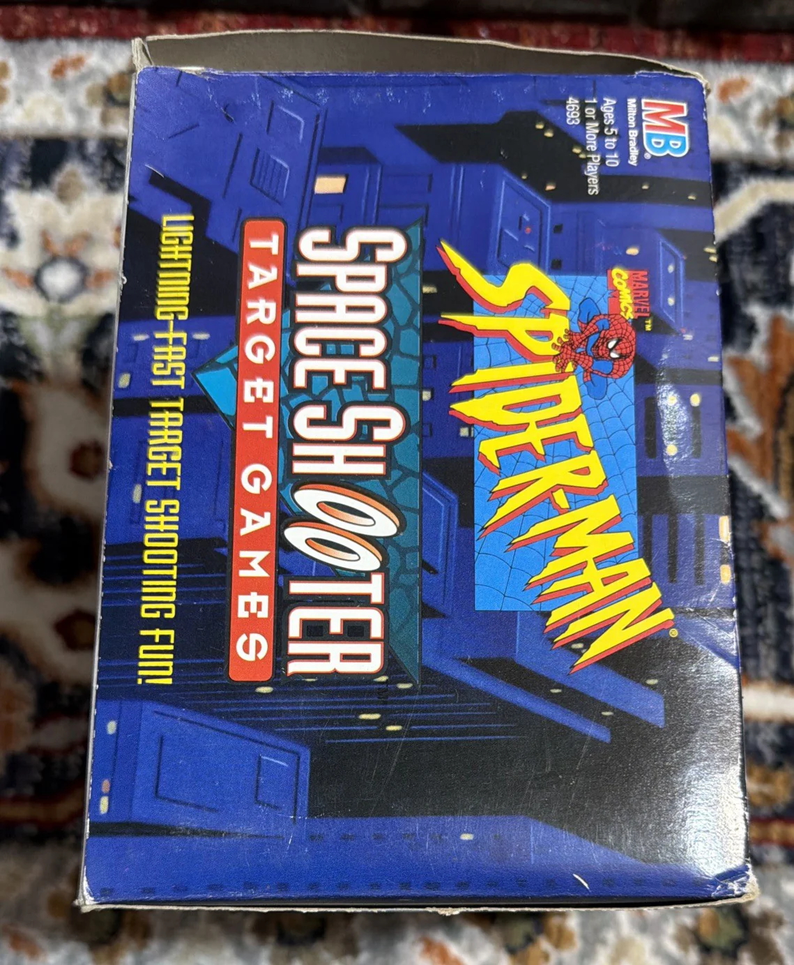 1995 Milton Bradley Marvel Spider-Man Foam Disc Space Shooter Target - Image 5