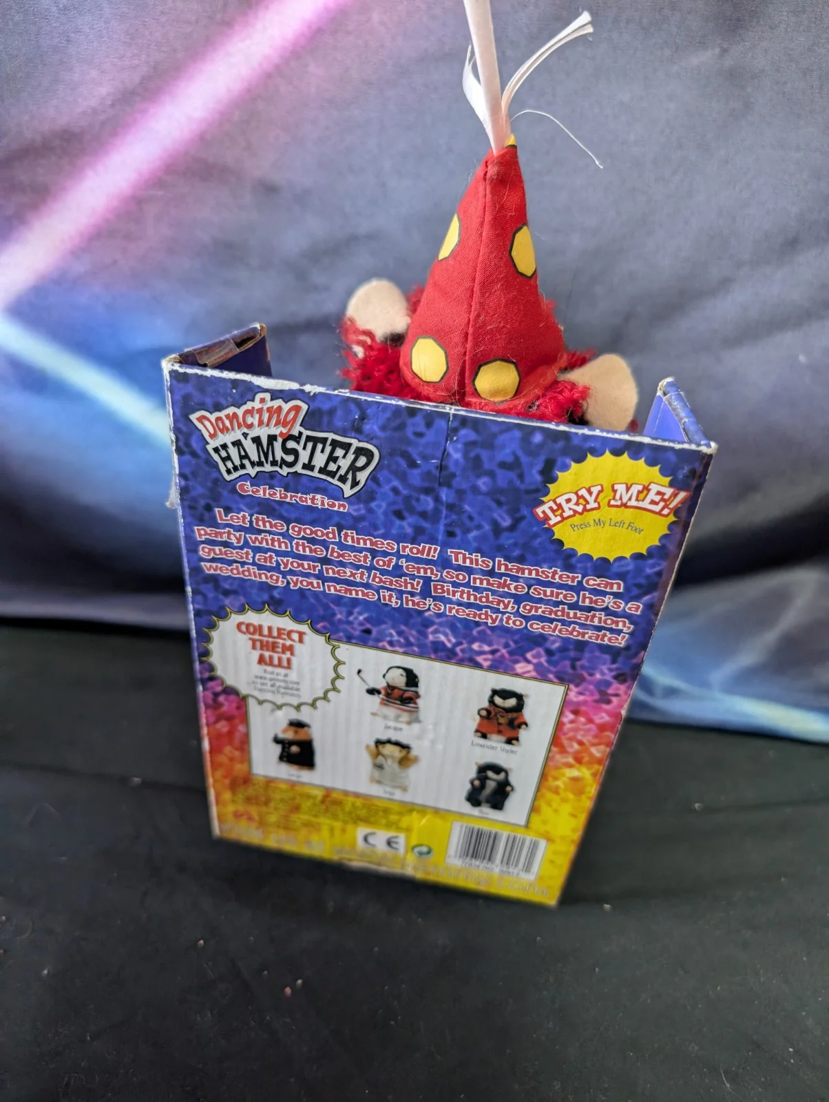 Gemmy 2002 Dancing Hamster Birthday Party "Celebration" Toy - Image 3
