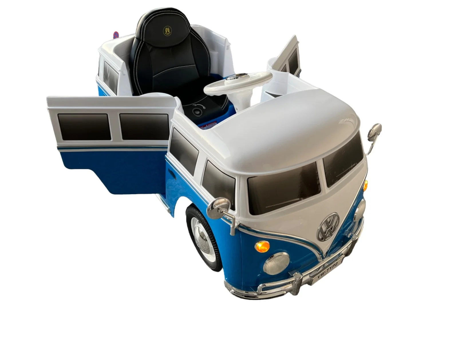 ROLLPLAY Blue VW T1 Bulli Kids Electric Vehicle