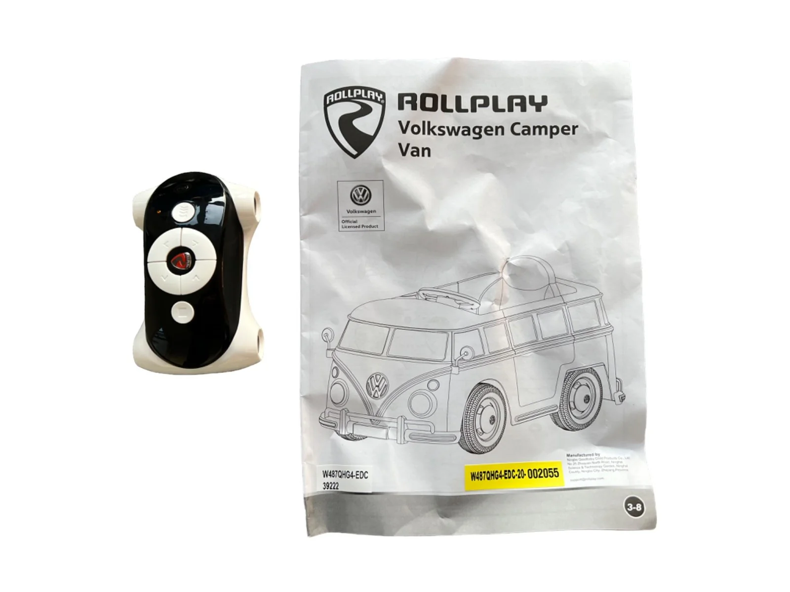 ROLLPLAY Blue VW T1 Bulli Kids Electric Vehicle - Image 5