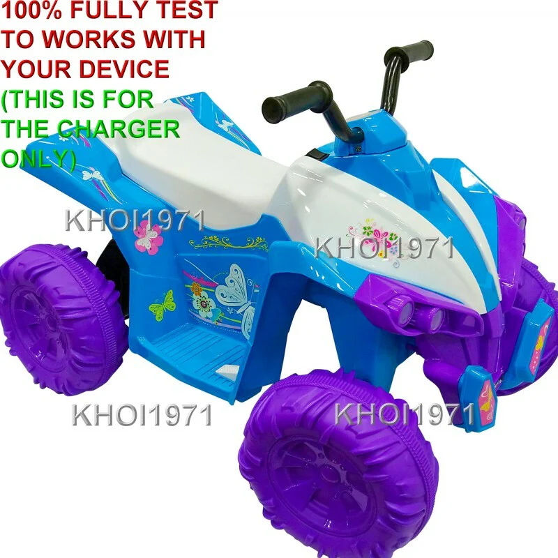 12V AC Charger Adapter for Kid Motorz Quad Monster Ride-On Toy - Image 2