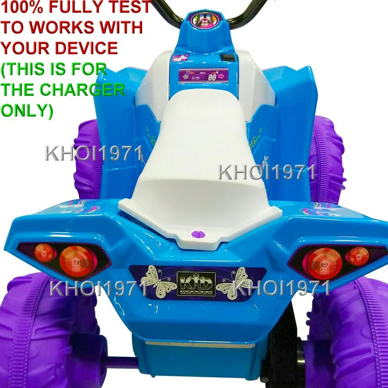 12V AC Charger Adapter for Kid Motorz Quad Monster Ride-On Toy - Image 4