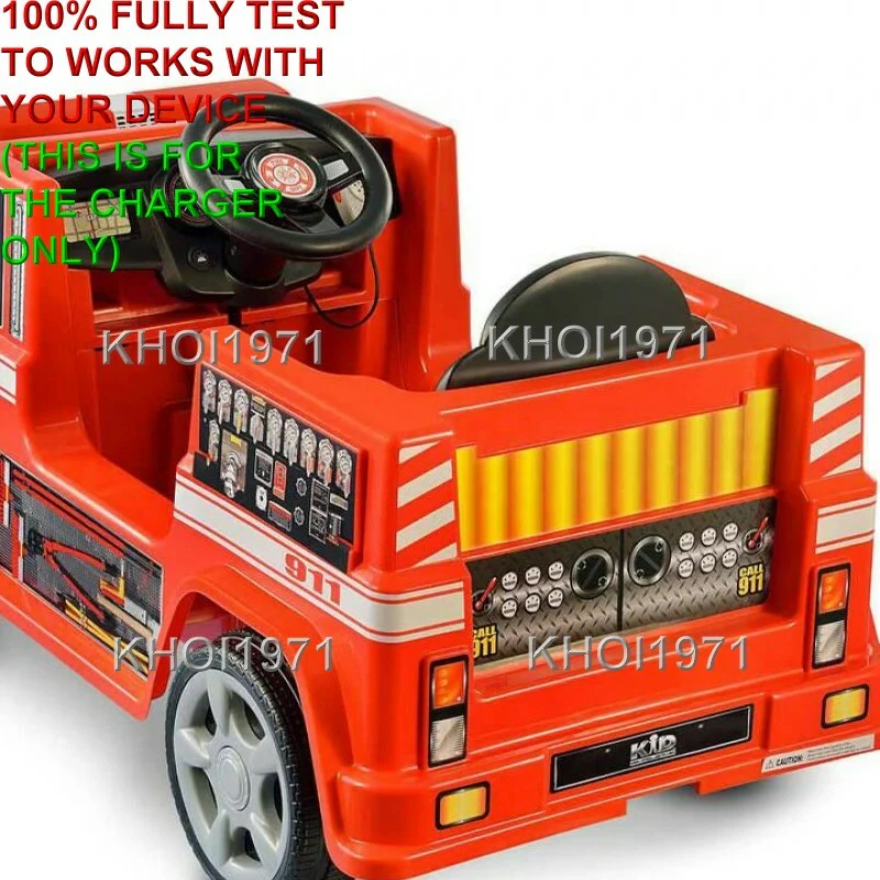 6V AC Wall Charger Adapter for Kid Motorz Fire Truck Engine Ride-On Toy - Image 5