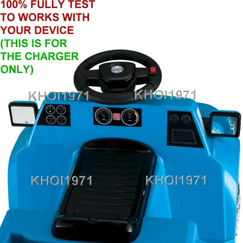 AC Wall Charger Adapter for Kid Trax KT1277WMA Heavy Hauling Ride-On Pickup Truck - Image 7