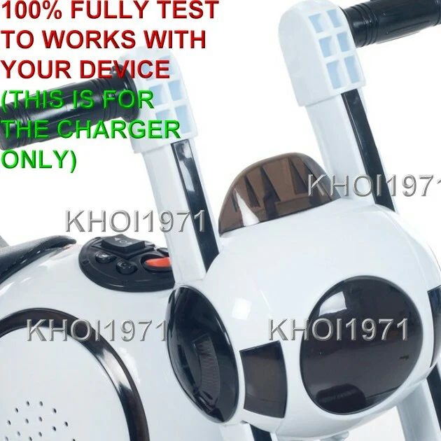 Wall Charger AC Adapter 4-Pack for Little Rider Sleek LED Space Travel Ride-On Toy - Image 5