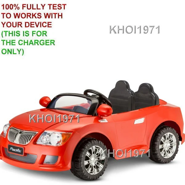 12V AC Charger Adapter for Kidtrax KT1267WM Cool Convertible Ride-On Car - Image 2