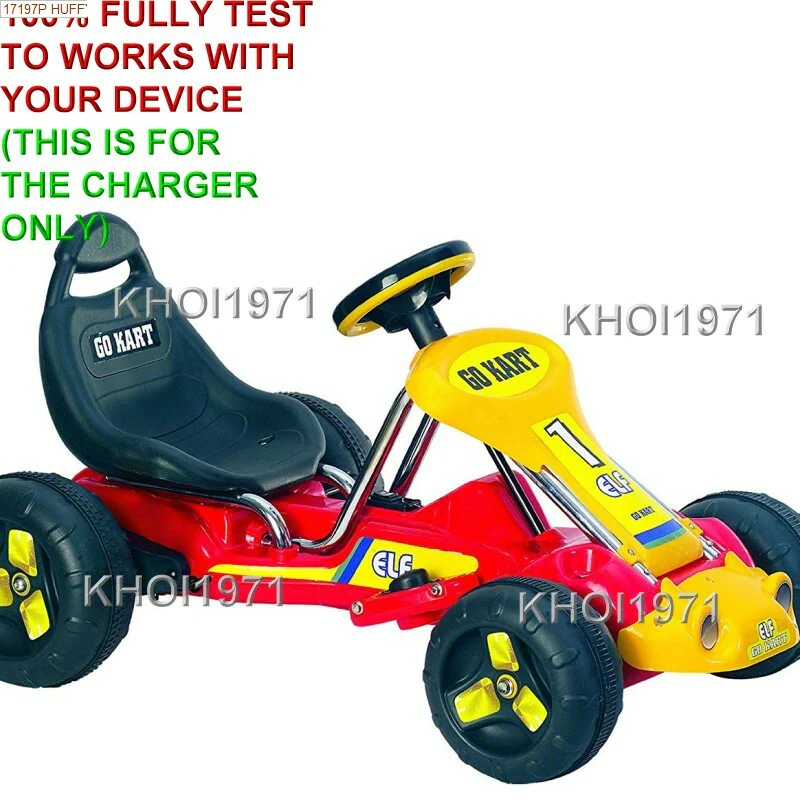 AC Wall Charger Adapter 6V Battery for Little Rider Elf Go Kart Ride-On Toy Red - Image 2