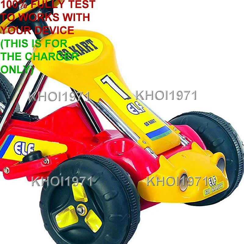 AC Wall Charger Adapter 6V Battery for Little Rider Elf Go Kart Ride-On Toy Red - Image 3