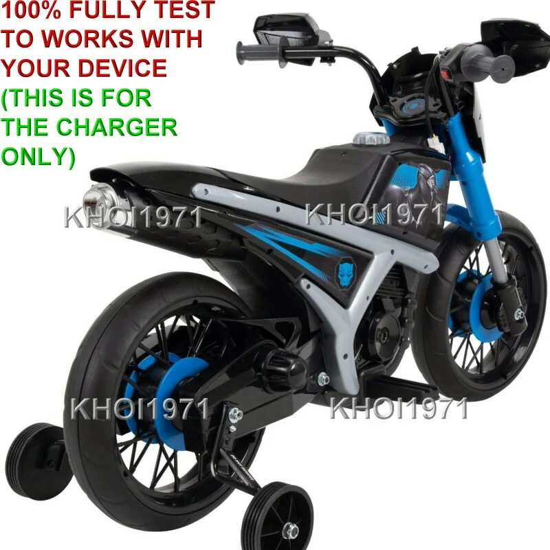 AC Wall Charger Adapter for Marvel Black Panther Motorcycle Ride-On Toy - Image 3