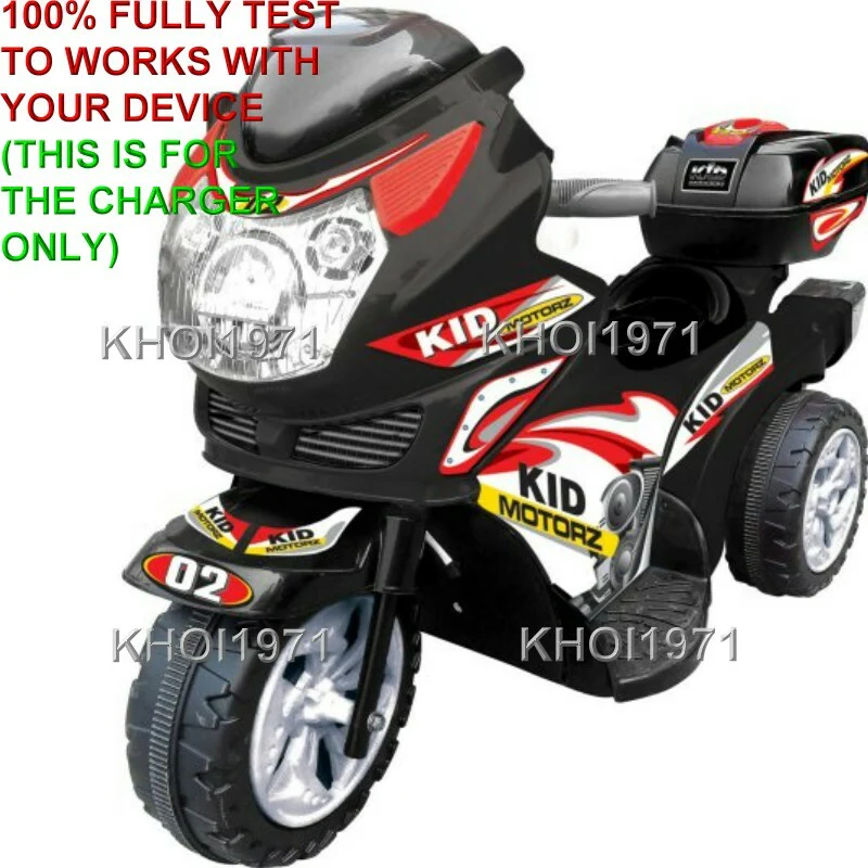 AC Wall Charger Adapter for Kid Motorz 0121 Motorbike Ride-On Toy - Image 5