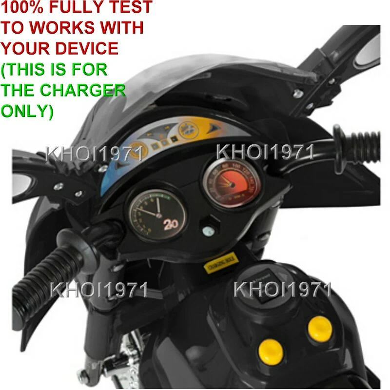 AC Wall Charger Adapter for Little Rider 3-Wheel Ride-On Trike Motorcycle - Image 3