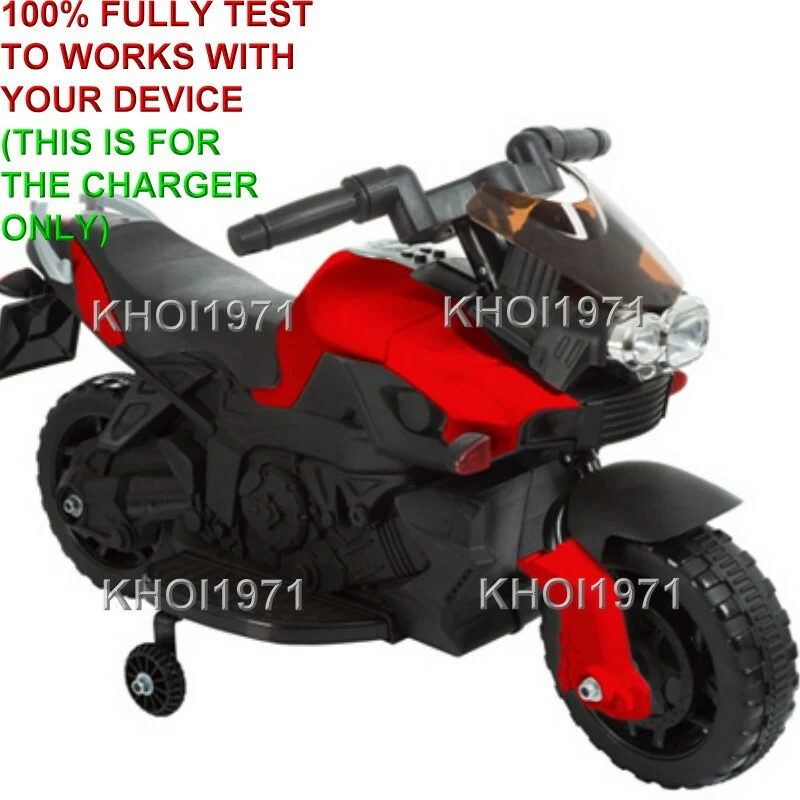 AC Wall Charger Adapter for Little Rider Motorcycle Ride-On with Training Wheel - Image 2