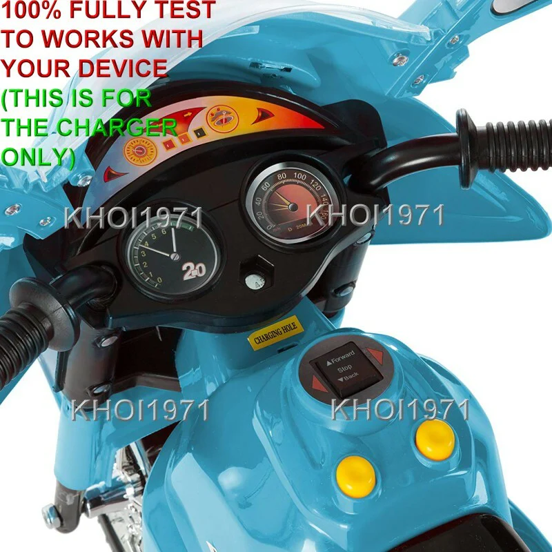 Wall Charger AC Adapter for 3-Wheel Little Rider Trike Motorcycle Ride-On Toy - Image 5
