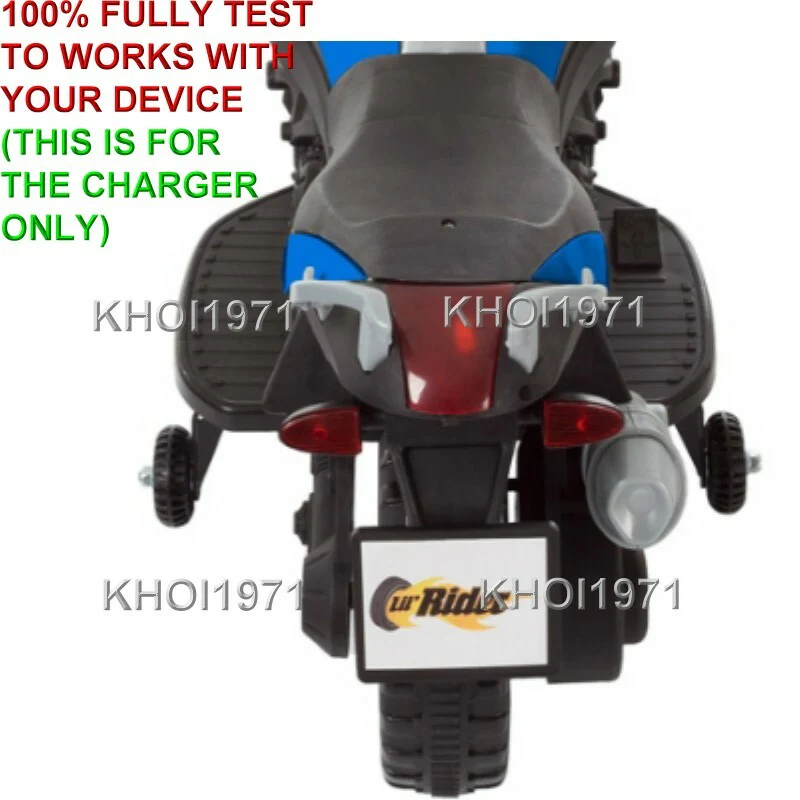 AC Wall Charger Adapter for Little Rider Motorcycle Ride-On with Training Wheels - Image 3