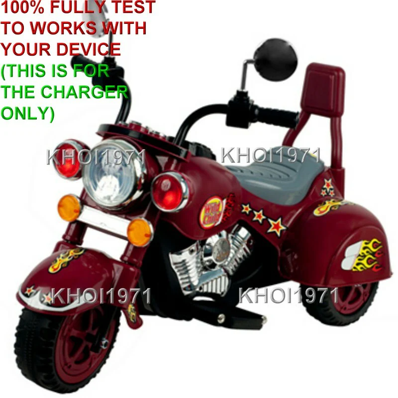 AC Wall Charger Adapter for Little Rider Road Warrior Motorcycle Ride-On Toy - Image 2