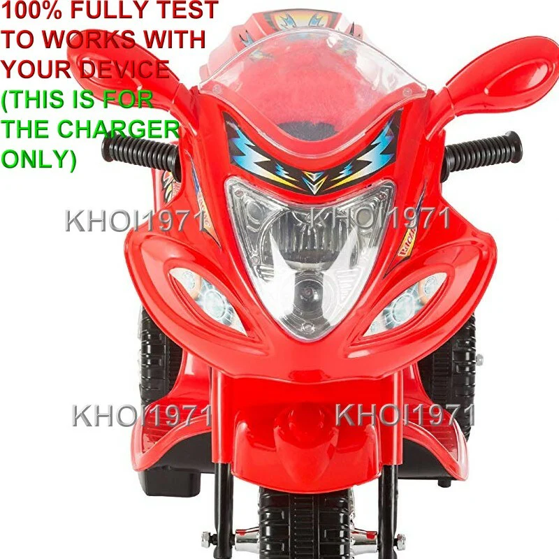 AC Wall Charger Adapter for 3-Wheel Little Rider Trike Motorcycle Ride-On Toy - Image 5