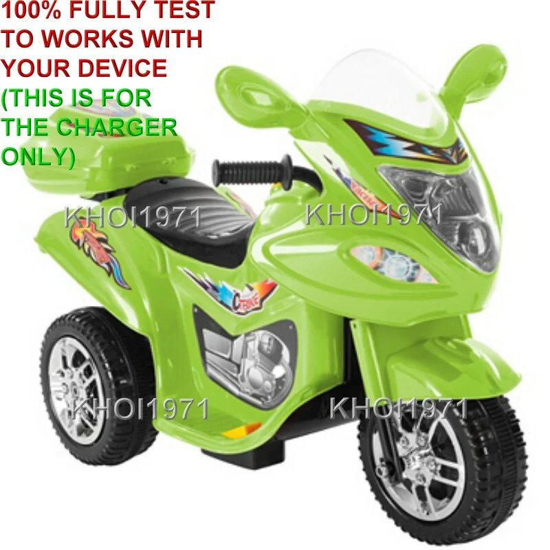 Wall Charger AC Adapter for Little Rider 3-Wheel Ride-On Trike Motorcycle - Image 2