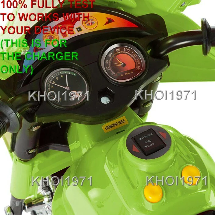 Wall Charger AC Adapter for Little Rider 3-Wheel Ride-On Trike Motorcycle - Image 5