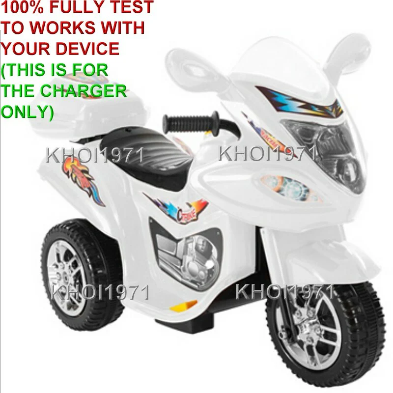 AC Wall Charger Adapter for 3-Wheel Little Rider Trike Motorcycle Ride-On Toy - Image 2