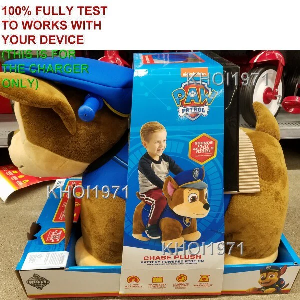 6V AC Wall Charger Adapter for Huffy PAW Patrol Chase Deluxe Ride-On Toy - Image 3