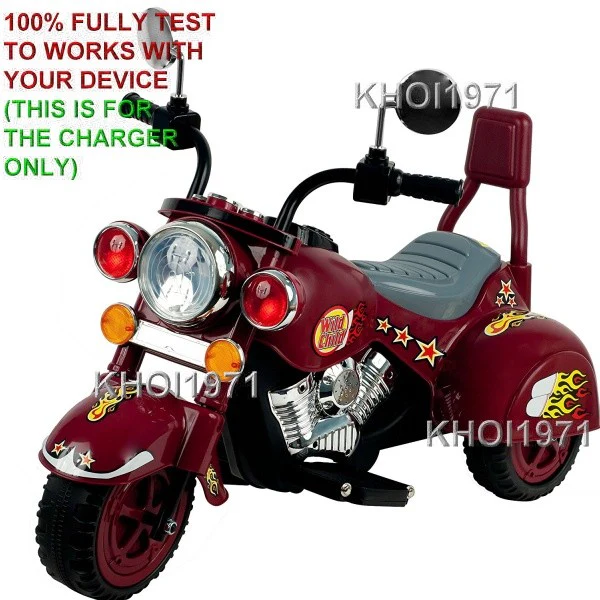 AC Wall Charger Adapter for 80-1616 Little Rider Harley Wild Child Ride-On Bike - Image 4