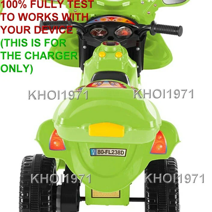 AC Wall Charger Adapter for 80-FL238D-R Little Rider 3-Wheel Ride-On Trike Bike - Image 11