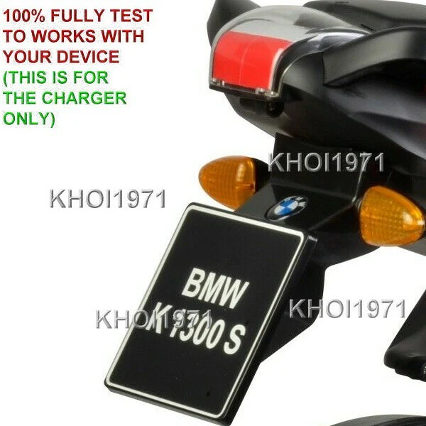 AC Wall Charger Adapter for 12V Blue BMW K1300S Motorcycle Ride-On Battery - Image 5