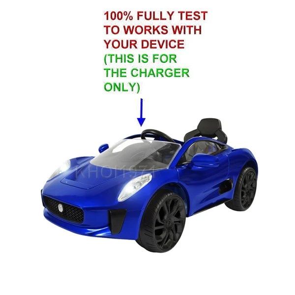 AC Wall Charger Adapter for Blue Ride-On Jaguar CX75 6V Battery - Image 2
